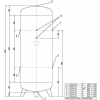 Druckluftkessel 1000 L stehend - 11 bar