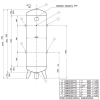 Druckluftkessel 500 L stehend - 11 bar